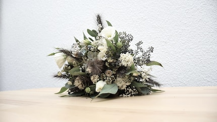 My bridal bouquet beforehand, fresh and full of life.