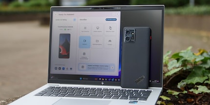Sur le Thinkphone, «Ready for» est préinstallé, je dois installer son équivalent sur l'ordinateur portable.