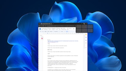 Maintenez le curseur sur « Maximiser » pour voir un aperçu des mises en page. Cliquez sur la position de la fenêtre souhaitée.