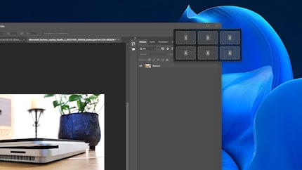 Si vous cliquez sur « Windows+Z », un aperçu numéroté des mises en page s’ouvre. Choisissez une mise en page en appuyant sur le chiffre correspondant, puis sur la position exacte à l’aide d’un deuxième chiffre. 