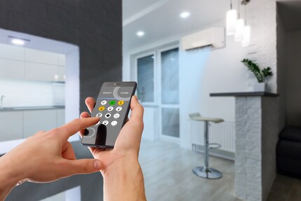 Les appareils smarthome se sont imposés au cours des dix dernières années. Espérons que l'avenir ne sera pas aussi stérile que sur cette image de stock.