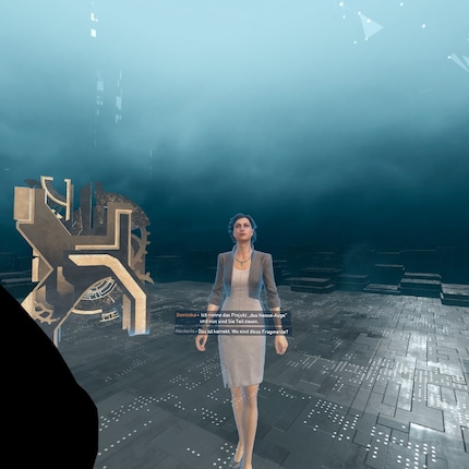 Le cloud d'Abstergo : c'est ici que vous êtes briefé pour votre mission.