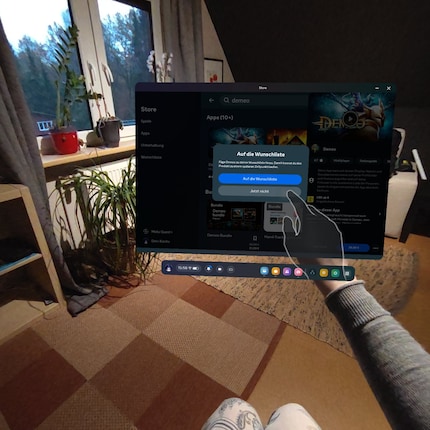 Le suivi de la main vous permet de bien utiliser le menu et d’écrire sur un clavier.