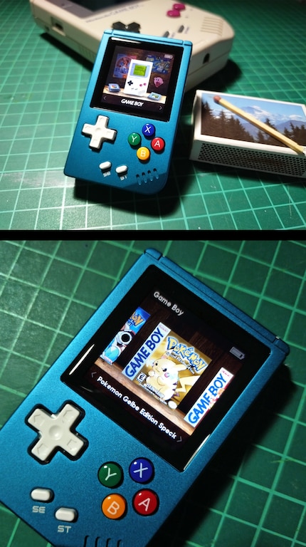 It looks nicer with Custom OS. Instead of a list, I see pictures of the games and I scroll sideways.