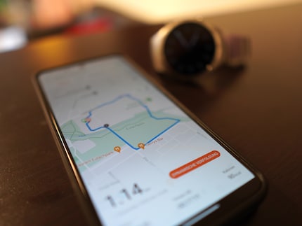 Le suivi GPS pendant la marche ou le jogging est très précis.