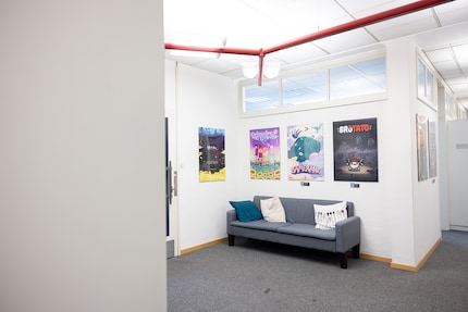 The Swiss Game Hub displays the games that have been or are being developed as posters.