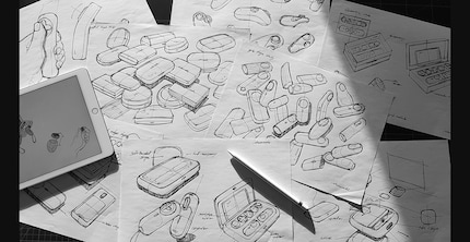 Esquisses de Juan Lee pour l’Icon Controller.