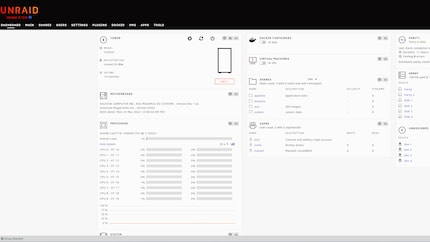 L’interface utilisateur d’Unraid m’a tout de suite convaincu.