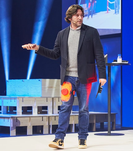 Le Lumaflex «Body Pro» a été présenté comme une nouveauté au salon du sport ISPO.