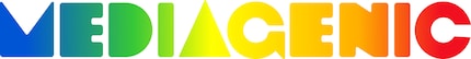 C'est ainsi que se présentait le logo Mediagenic en 1990.