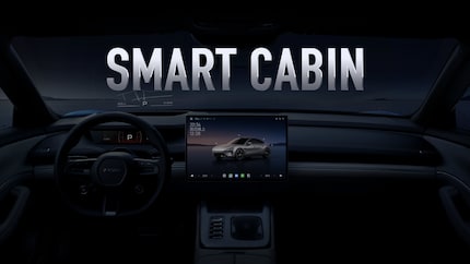 En réalité, avec HyperOS, la voiture électrique sera, espérons-le, un peu plus lumineuse que sur cette photo de Xiaomi.