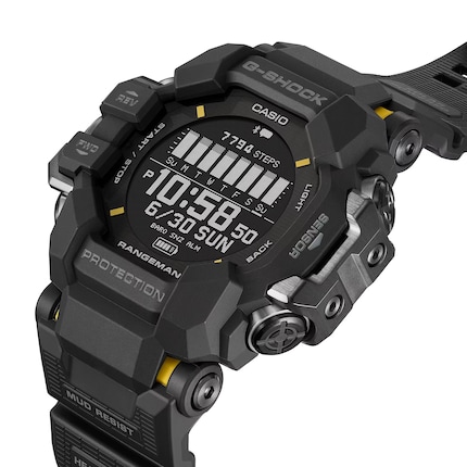 La nouvelle G-Shock Rangeman est également disponible en noir, plus discret.