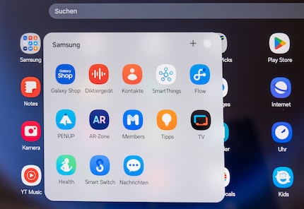 Samsung a intégré un grand nombre de ses propres applications dans la Galaxy Tab S9 FE.