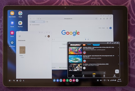Avec Samsung DeX, j’utilise la tablette comme un écran d’ordinateur et plusieurs onglets en même temps.
