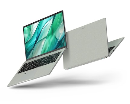 Le boîtier de l'Acer Aspire Vero 16 est composé à 60 pour cent de matériaux recyclés.