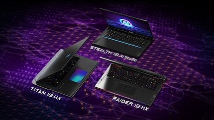 Une partie de la gamme CES de MSI.