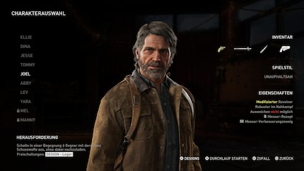 La sélection des personnages est réussie.