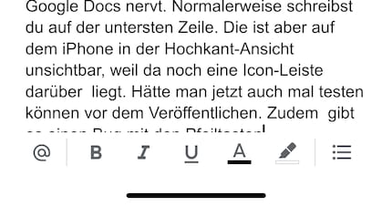 Dear Google Docs developers, please try a bit harder.