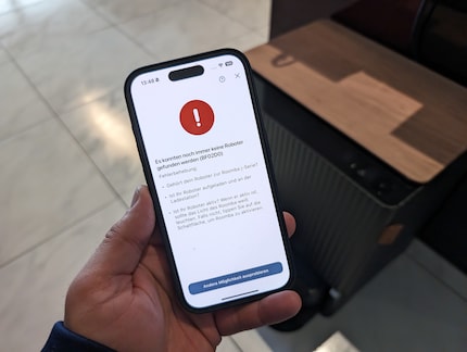 Les seuls messages d’erreur ont été enregistrés sur l’iRobot.