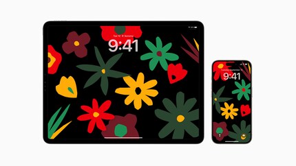 The Unity Bloom wallpaper is available for iPhone and iPad.
