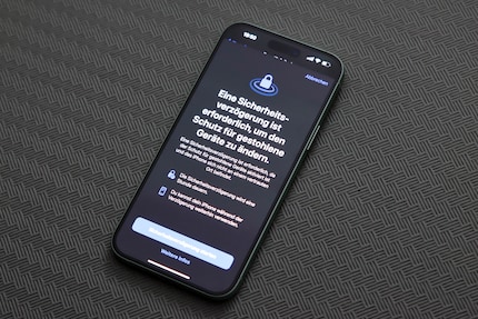 Some actions with iOS 17.3 only take place after a delay of one hour.