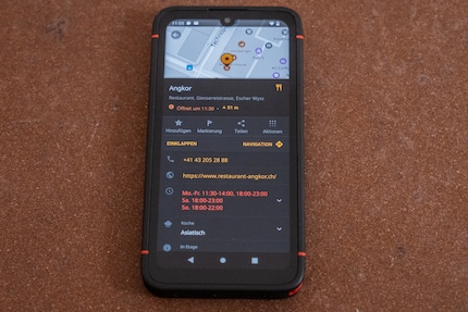 L’application de cartographie m’indique tout ce dont j’ai besoin.