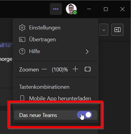 Une autre solution : revenir à l’ancien Teams.