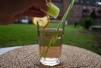 Encore une astuce : les glaçons de thé ne prennent qu’une minute à faire et pimenteront votre eau lors des journées chaudes.