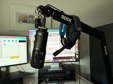 La combinaison d’un micro Rode et d’un casque Sennheiser me convient.