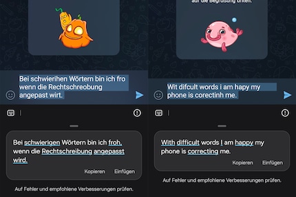 L'IA de Samsung me corrige les fautes de frappe et l'orthographe d'une simple pression sur un bouton