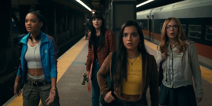 The movie is set in 2003, but the girls sound like they’ve been ripped straight out of a bad Gen Z satire.