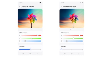 Après la mise à jour, le site «Vividness» peut être réglé sur trois niveaux..