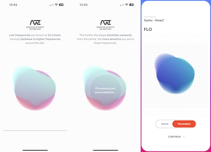 Après la mesure, l'application me démontre la différence.