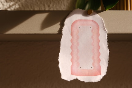 Two-in-one: the quirky Ultrafragola free-standing mirror is also a lamp.