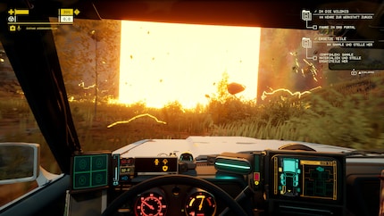 The orange pillar only looks like death and destruction, but it’s my escape route out of the Zone.