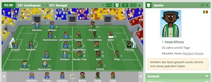 Mon gardien de but dans l'équipe nationale des moins de 21 ans ! Ce n'était qu'un match amical et le Sénégal a perdu 7 à 0, mais peu importe.