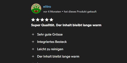 Cet utilisateur confirme l'essai «Kassensturz».