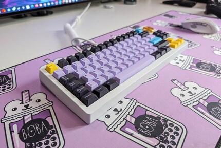 It’s just better to type with this than with an off-the-shelf keyboard.