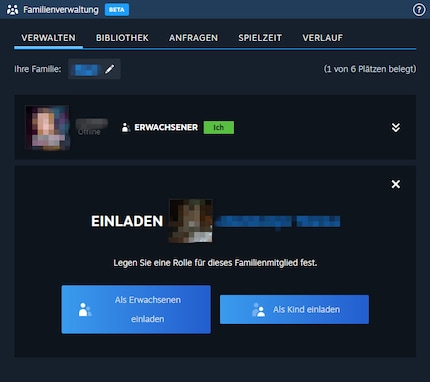 Lorsque vous invitez d'autres personnes, vous pouvez immédiatement leur attribuer un rôle.