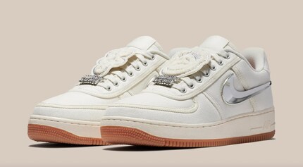 Travis Scott’s alternative take on the swoosh.