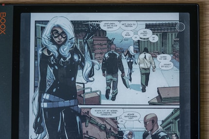 La Note Air 3C permet aussi de lire des comics en couleur, mais je préfère tout de même leur version imprimée.