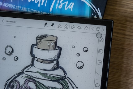 Les outils de dessin rendent cette activité extrêmement plaisante.