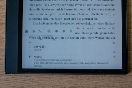 Le texte est agréable à lire et la liseuse permet d’y apporter des modifications.