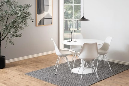 Dimensions : ⌀ 110 x 74 cm | Matériau : bois MDF
