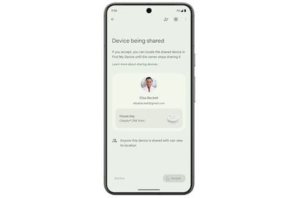 You can share your items with others.