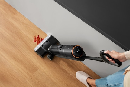 Le H13 Pro est un aspirateur puissant qui lave aussi les sols tout de suite.