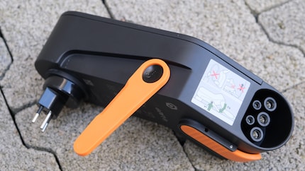 The bracket folds out to numerous angles, providing the Mobility Dock with good support when it’s plugged into a socket.