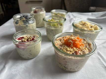 En plus d’être beaux, les overnight oats sont bourrés d’ingrédients sains.