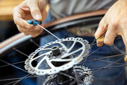 This is what a brake disc in perfect condition looks like.