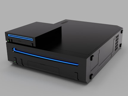 Comparaison de taille entre la Wii d'origine et la Wii rétrécie./caption>loopj, Github
